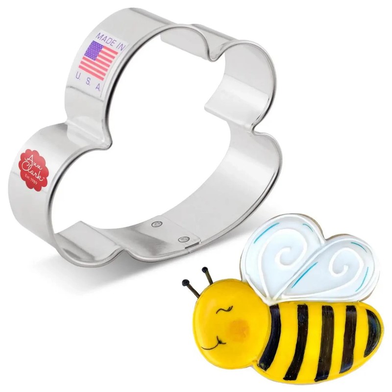 Cute Bee Insect Cookie Cutter Ann Clark Metal Baking Tool Parties, Crafts