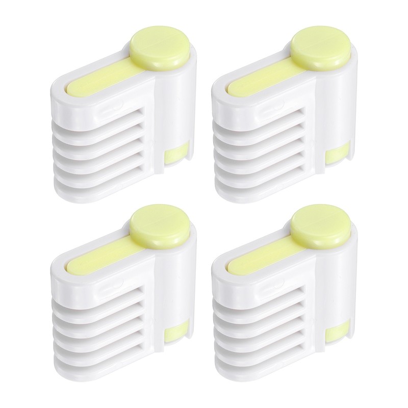 4 Pcs Cake Leveler Slicer, DIY Cake Slicer, 5 Layers Bread Leveler, Light Yellow