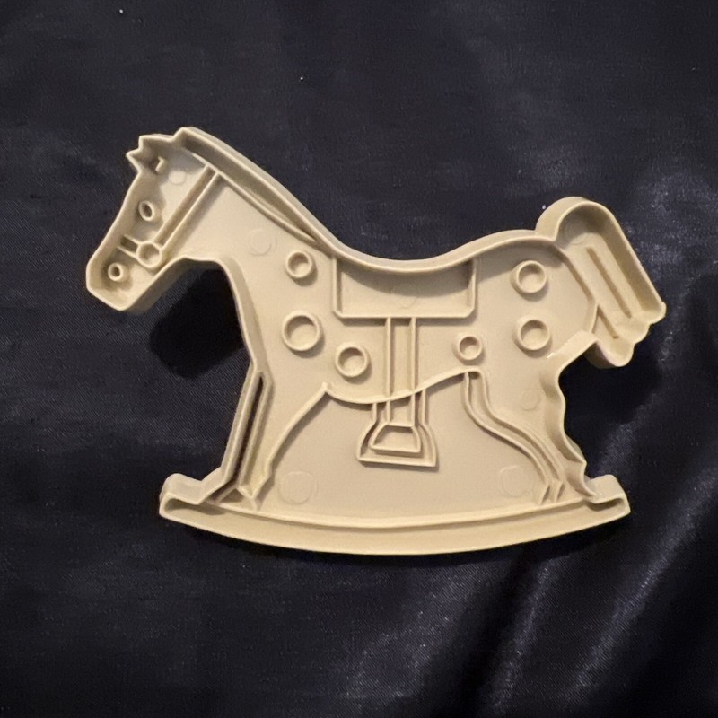 Vintage Stanley Home Products “Rocking Horse” Plastic Cookie Cutter