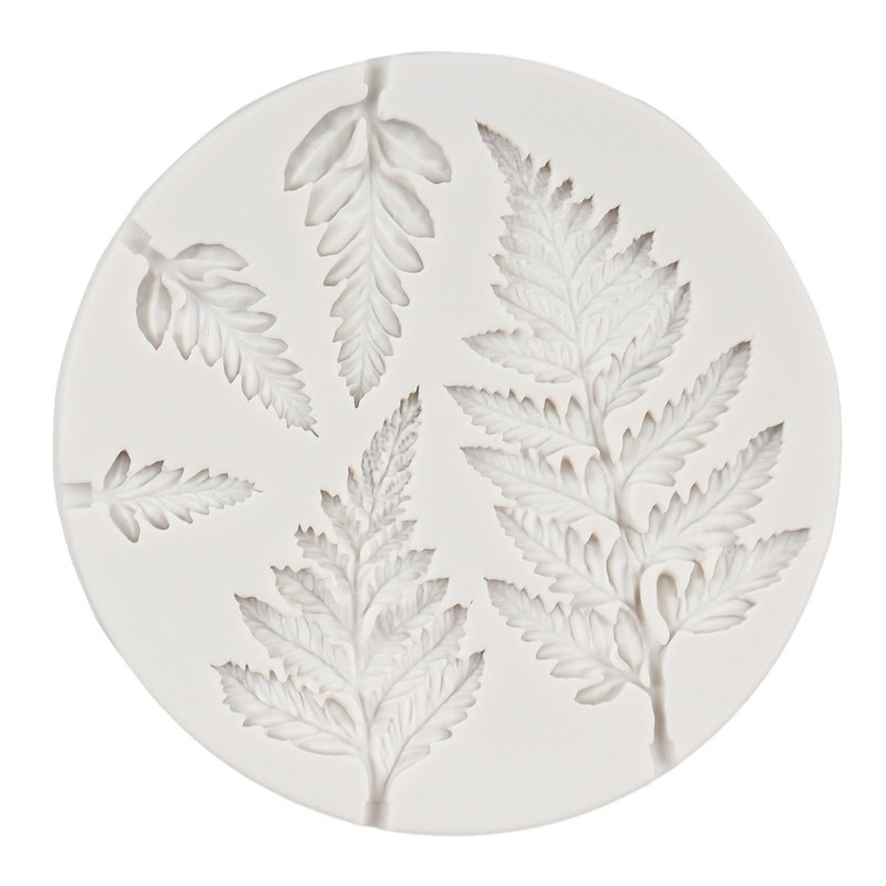 Leaf Silicone Mold Maple Leaf Fondant Mold Rose Leaf Molds Fern Leaves Candy Mol gallery