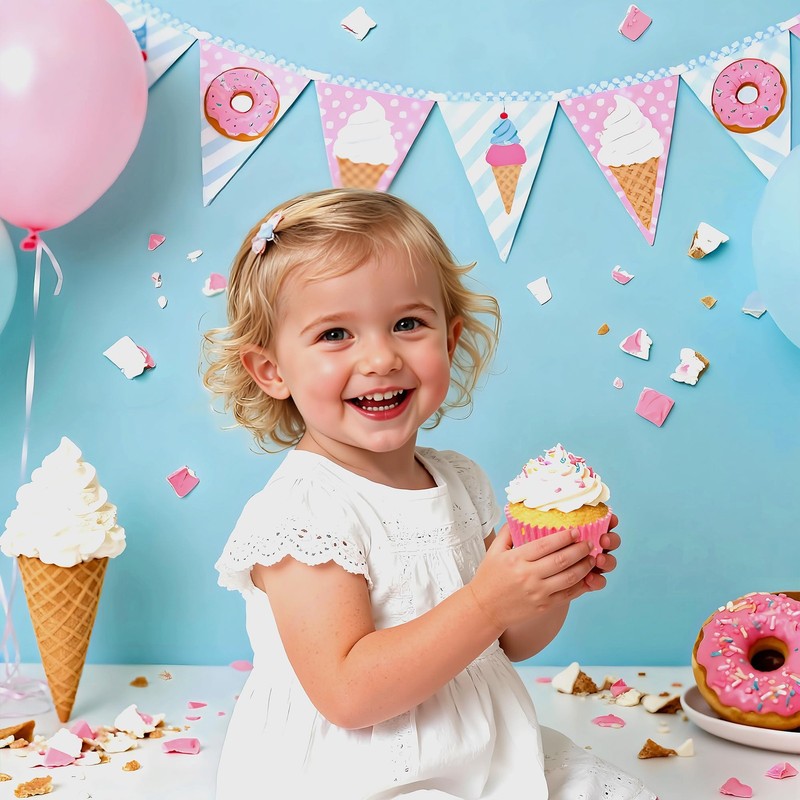 200 PCS Confetti Sprinkle Cupcake Liners Colorful Donut Muffin Baking Cups gallery