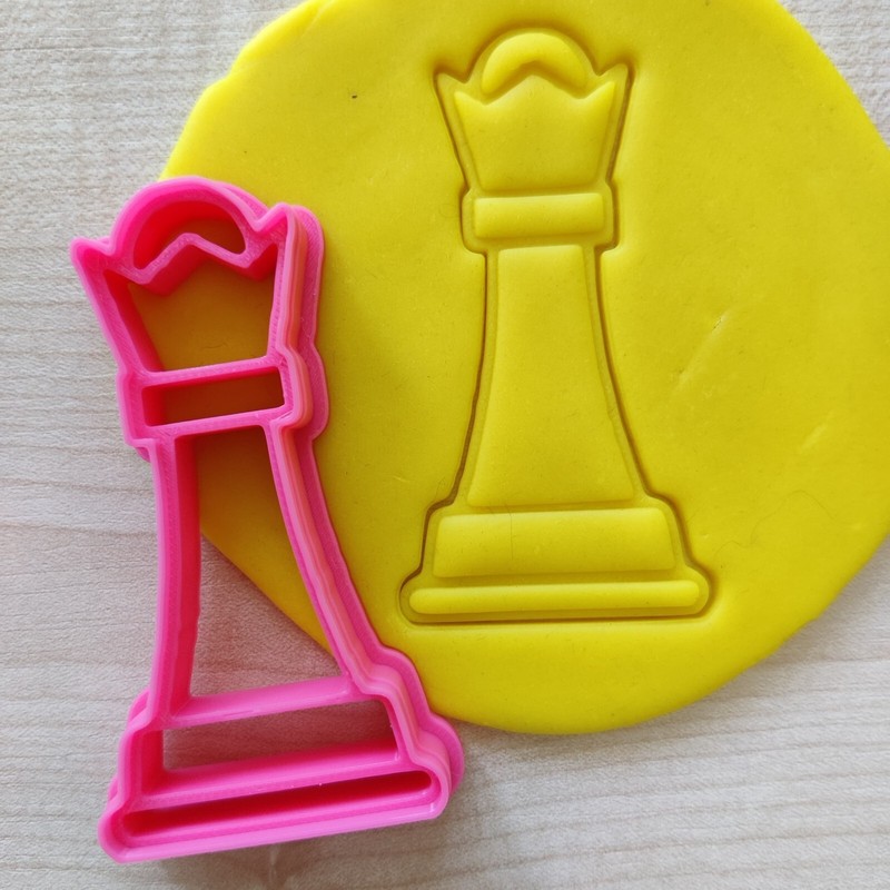Chess Cookie Cutter Set, Chess game Piece Board Game Checkers Biscuit Fondant gallery