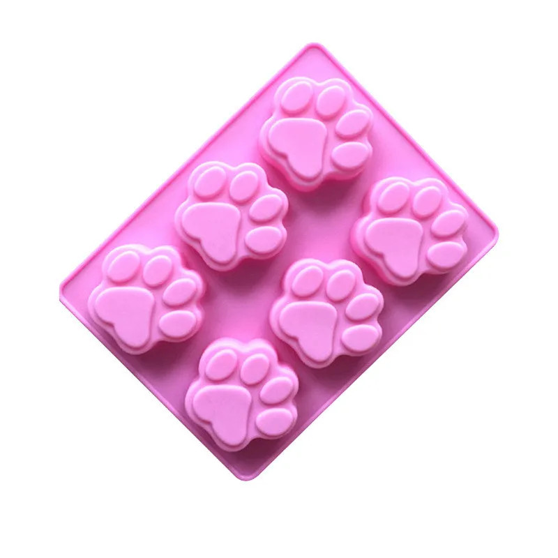 Cat Claw Shape Chocolate Silicone Mold DIY Baking Cake Decoration Mold Candy Pud