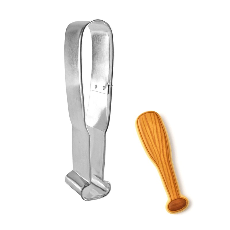 Baseball Bat 4.5” Cookie Cutter Metal