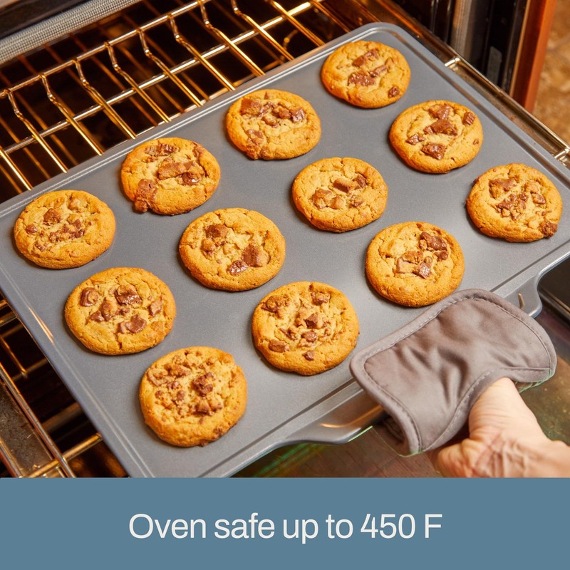 All-Clad Pro-Release Nonstick Bakeware Cookie Sheet Pan 17X11.75 Inch Oven Safe gallery