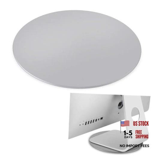 360° Rotation Monitor Swivel Base Aluminum Alloy Computer Screen Monitor Silver
