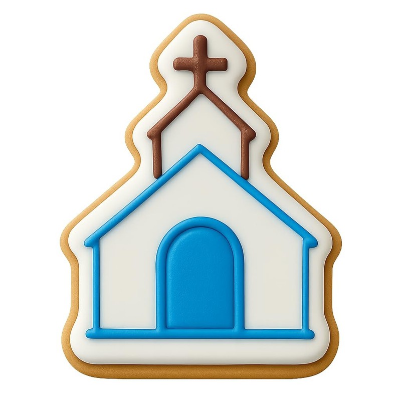 Church Cookie Cutter - 4x2.7" Creative Baking Tool gallery