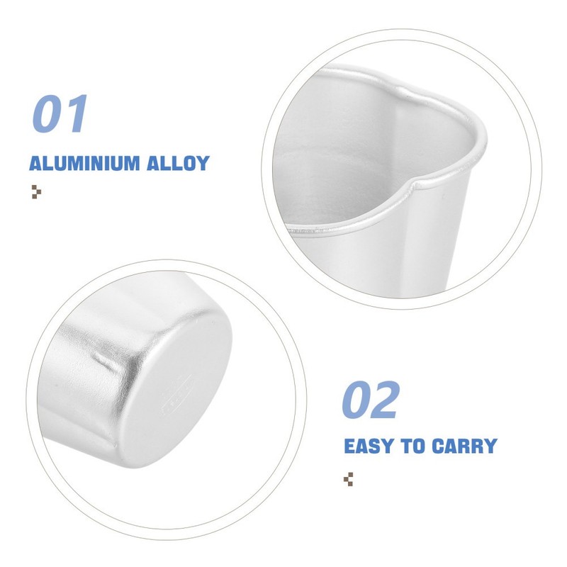 6 Pcs Mini Cake Pans Pudding Moulds Baking Cups Egg Tart Molds for gallery