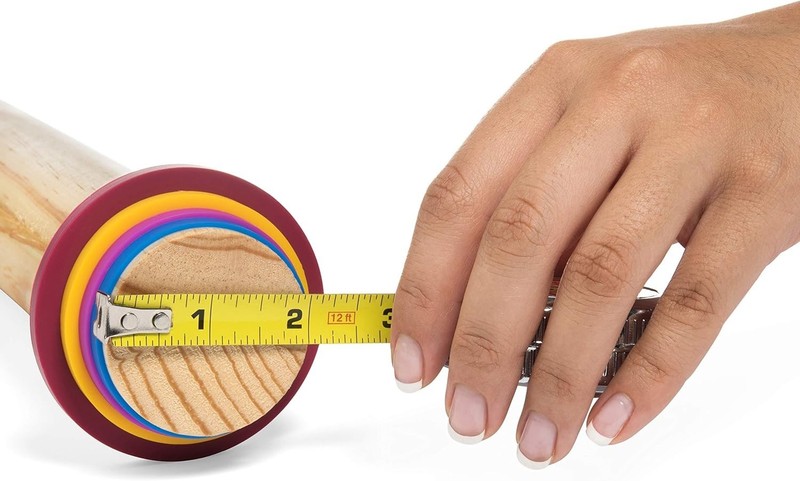 Baking Made Easy: 8 Flexible Silicone Rolling Pin Guide Bands for Perfect Dough gallery