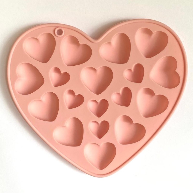 HEARTS VARIETY MOLD, Chocolate Mold, Candy Mold, Valentines Day Cake Decoration gallery