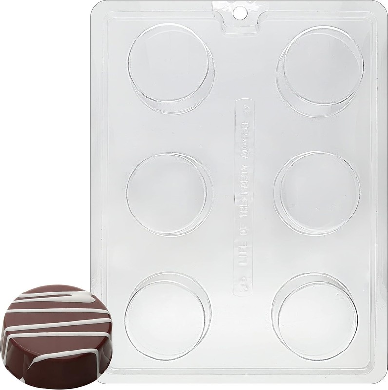 Plain Cookie Chocolate Candy Mold AO138 gallery