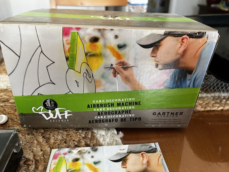 Duff Goldman Cake Decorating Airbrush Machine Plus Extras