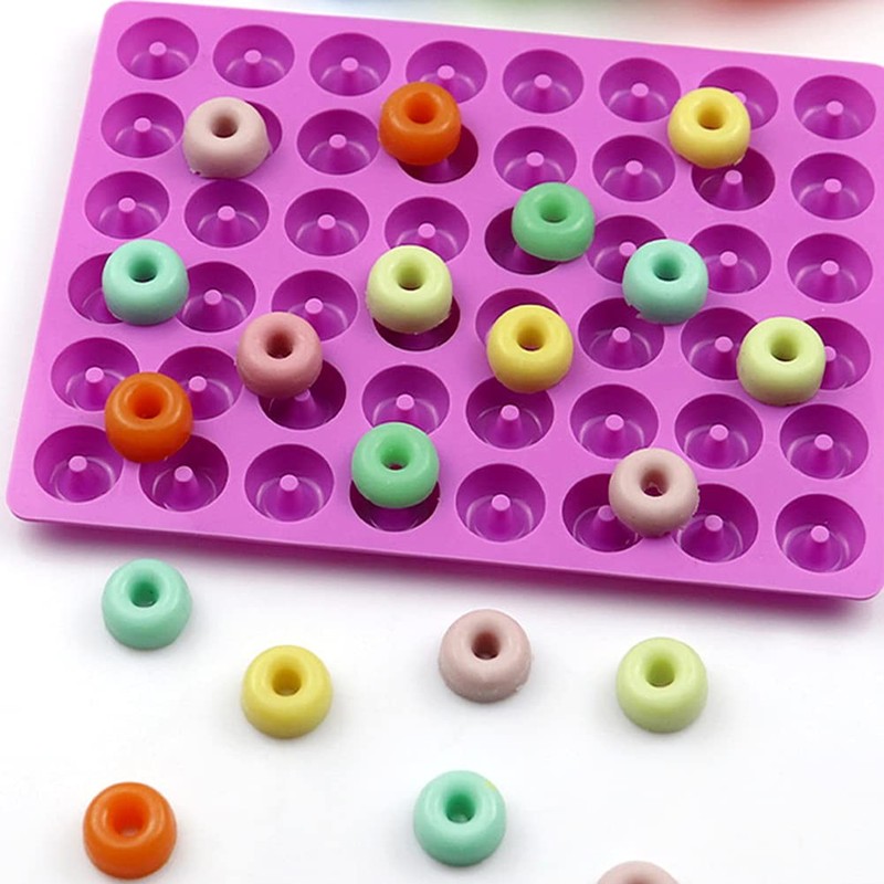 5 Pack Silicone Donut Candy Molds for Caramels Chocolate Ice Cube gallery