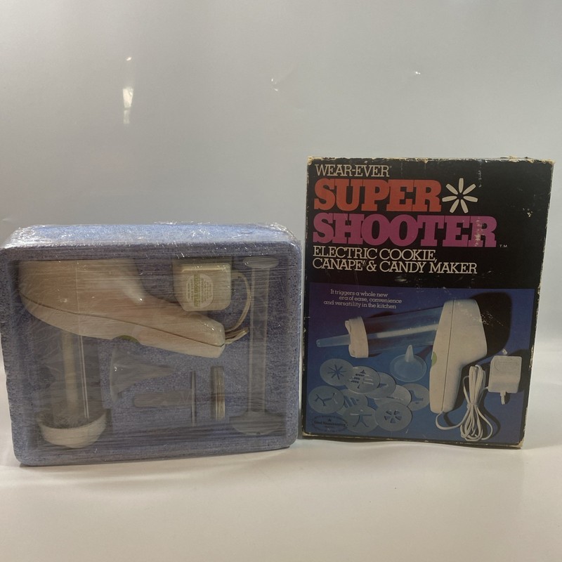 Wear-Ever Super Shooter Electric Foodgun Cookie Press Gun 70001 Complete Tested