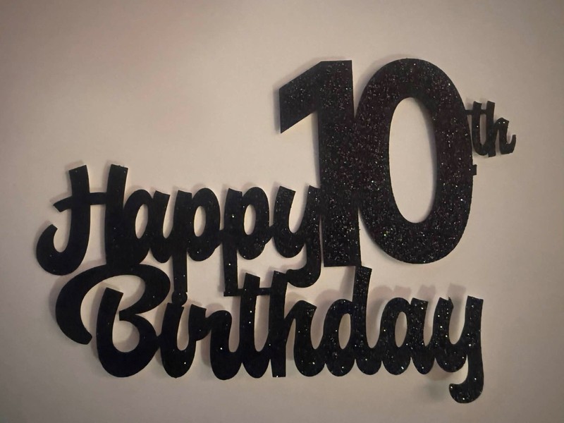 *assosrted "10th BIRTHDAY CAKE TOPPERS" for birthday party 10 10 10 10 10 10 10 gallery