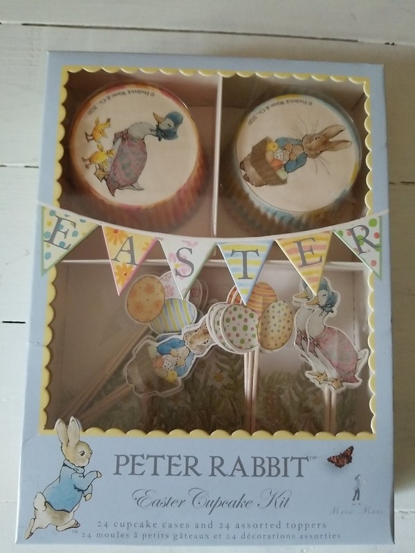 Peter Rabbit Easter Cupcake Kit Decorations Meri Meri Birthday Shower NIP