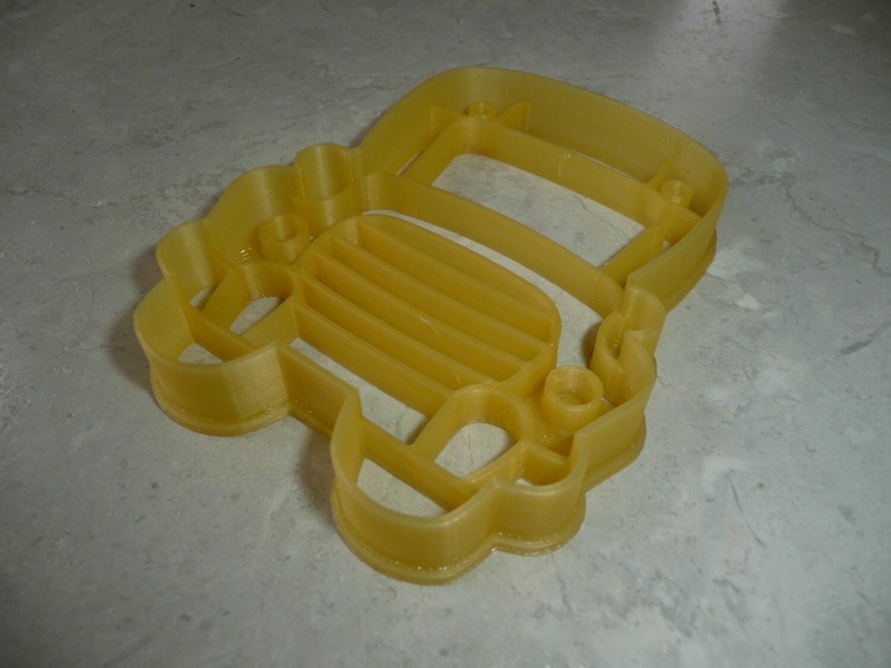 SCHOOL BUS FRONT VIEW CARTOON STYLE DETAILED COOKIE CUTTER MADE IN USA PR4959 gallery