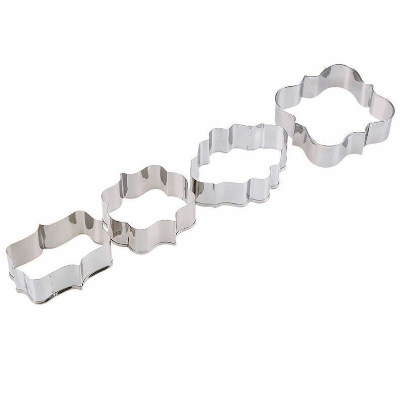 Stainless Steel Plaque Cutter Mold Cookie Cake Frame Oval Square Rectangle gallery