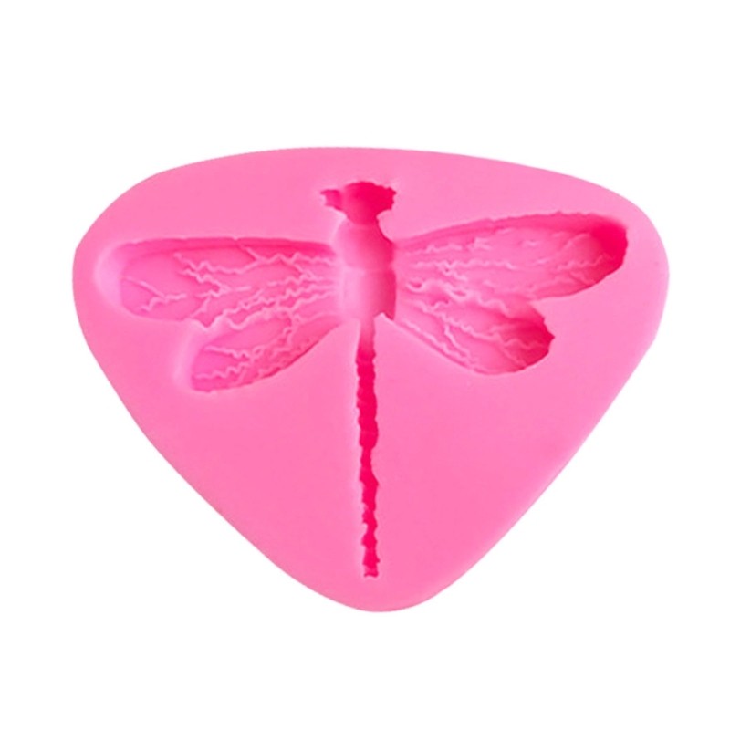 Silicone Fondant Mold Chocolate Molds Dragonfly Shaped DIY Baking Accessories