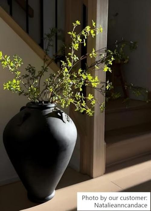 Artificial Greenery Stems, 47”Tall Fake Plants Branches, Real Touch 1. Green gallery