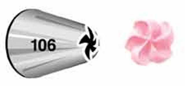 Wilton Drop Flower Decorating Tips: 106-109, 129-225, 1B, 1E, 1F, 1G, 2C, 2D, 2F