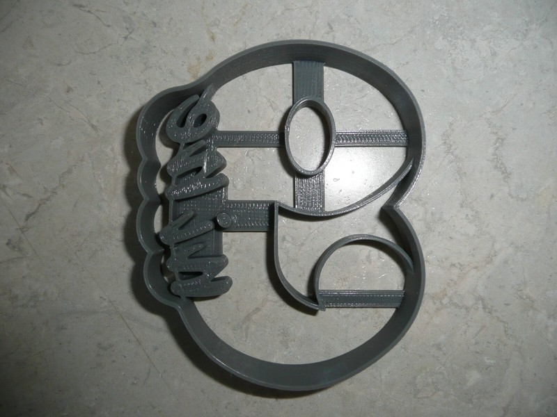 NUMBER 9 WITH WORD ON SIDE DETAILED COOKIE CUTTER MADE IN USA PR5049 gallery