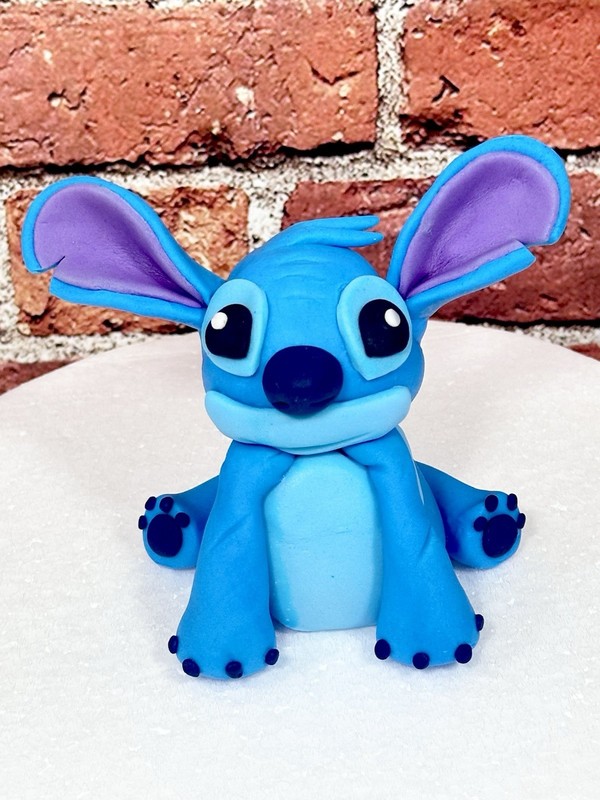 ✨Stitch, Angel & Scrump 3D Fondant Cake Toppers – Perfect for Cakes and Parties✨ gallery