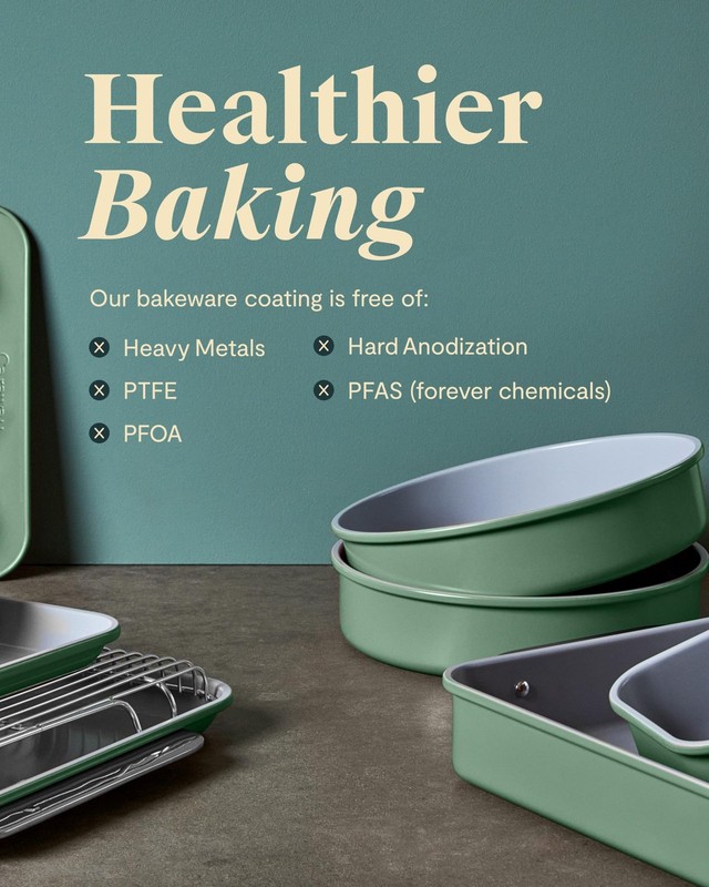 Caraway Non-Stick Ceramic Medium Baking Sheet Duo - Naturally Slick Ceramic gallery