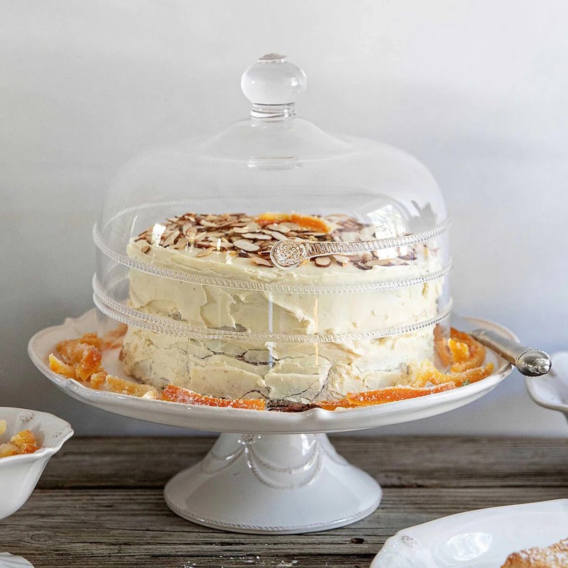 Juliska Whitewash Cake Stand B&T 14"W, JA18X/W gallery