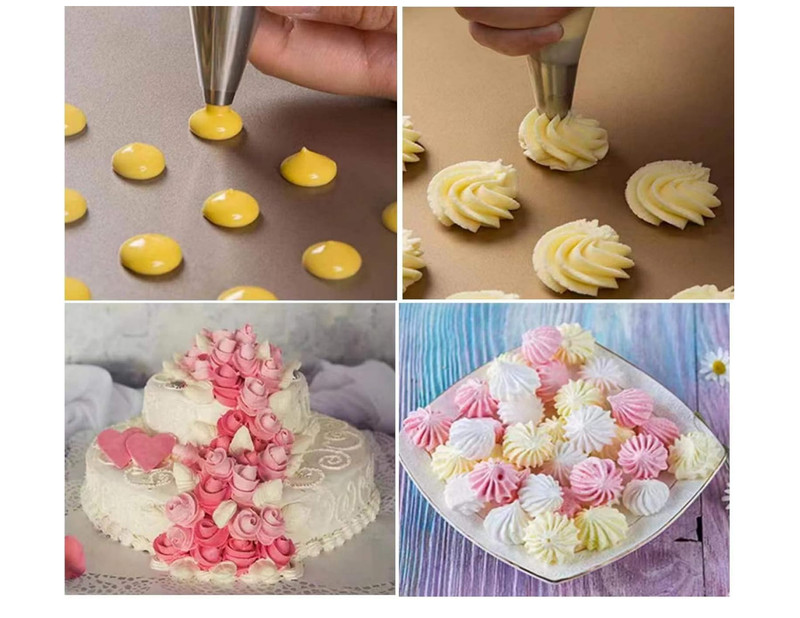 100pcs 12in Disposable Piping Bags Anti Burst Cake Decorating Pastry Bags gallery