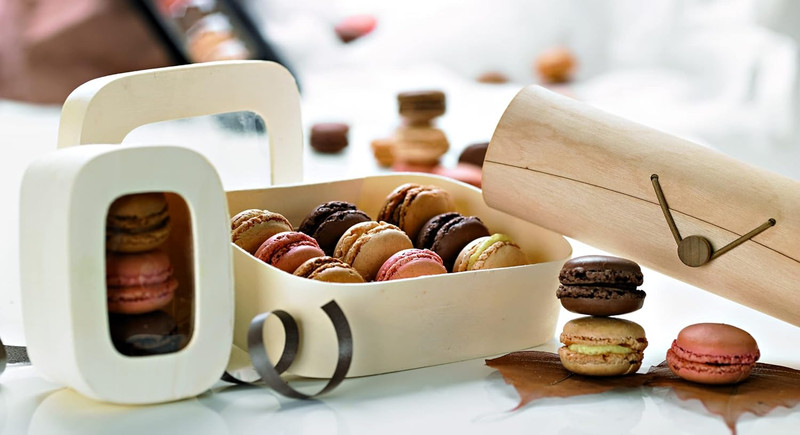 210MACINS3 -Clear Plastic Macaron - Macaroon Clear Boxes- Macaron Storage Box- M gallery