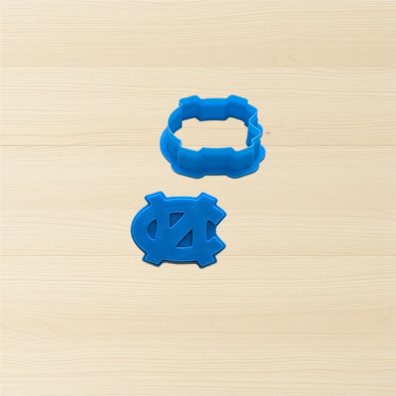 UNC NC Cookie Cutter & Stamp for Cookies, Fondant, Polymer Clay & Pottery gallery
