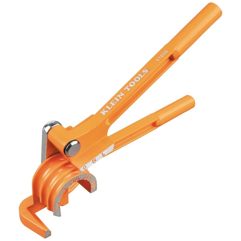 Klein Tools 51006 3-in-1 Tube Bender, 1/4, 5/16, and 3/8-Inch O.D. Tubing, Bends