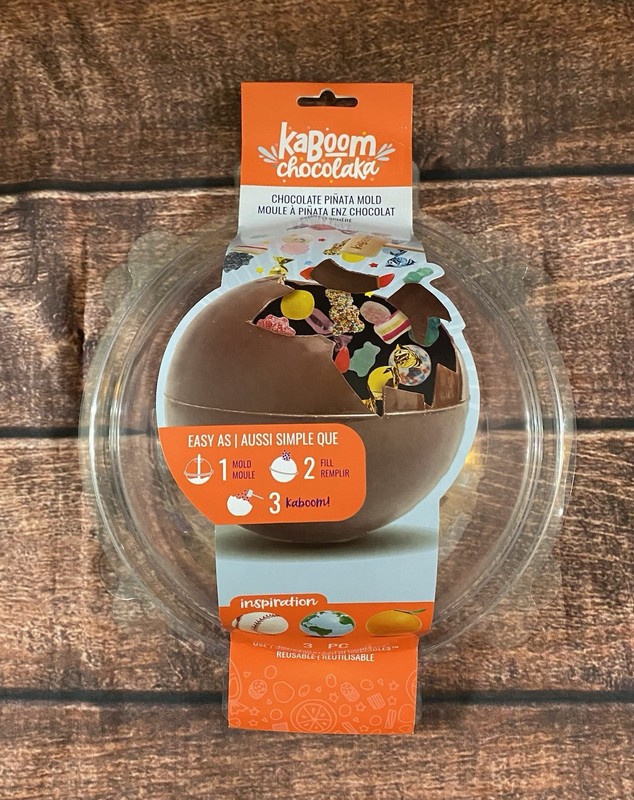 Kaboom Chocolaka Chocolate Piñata Mold (Sphere) Plastic New gallery