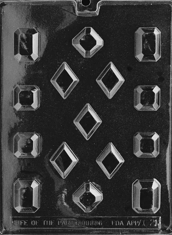 AO021 3D Pieces Chocolate Candy Mold