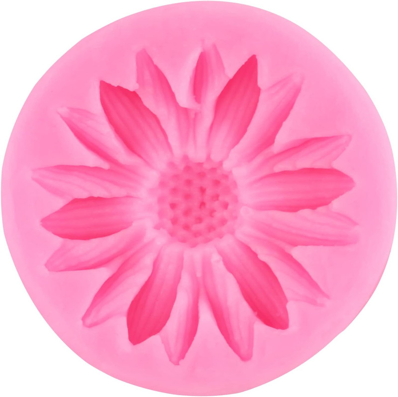 Sunflower Silicone Molds Flower Fondant Mold for Cake Decorating Cupcake Topper gallery