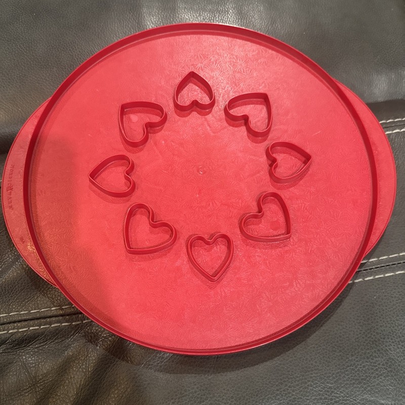 NordicWare Snowflake, Lattice & Hearts Pie Top Cutter 12″ Two-Sided.