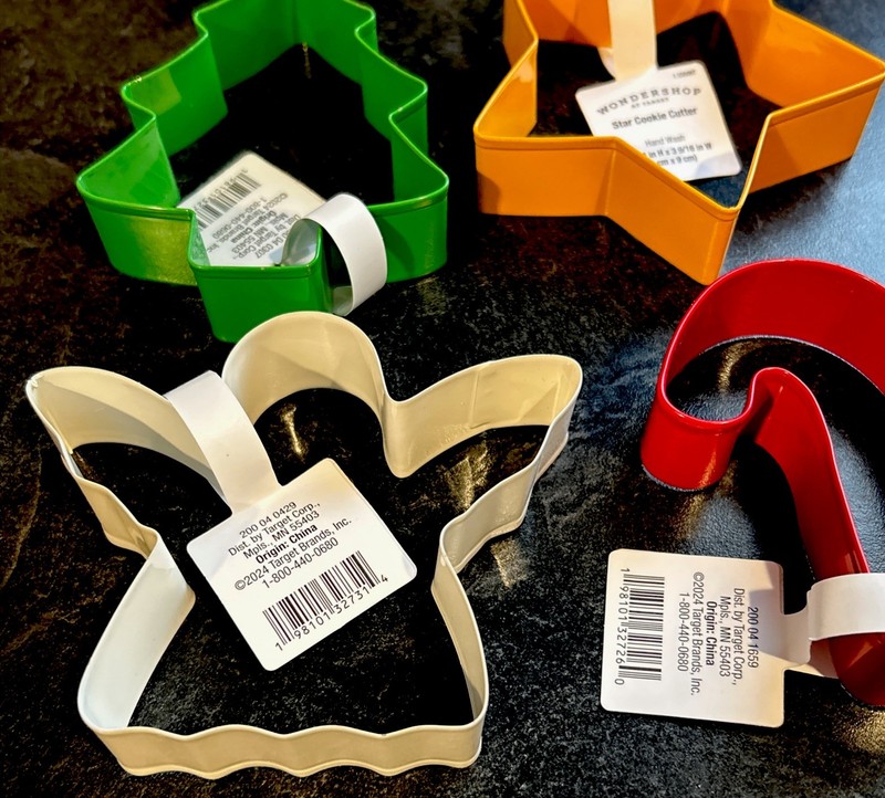 4 Pc 2024 Wondershop Target Stainless Steel Metal Christmas Cookie Cutters. NEW gallery