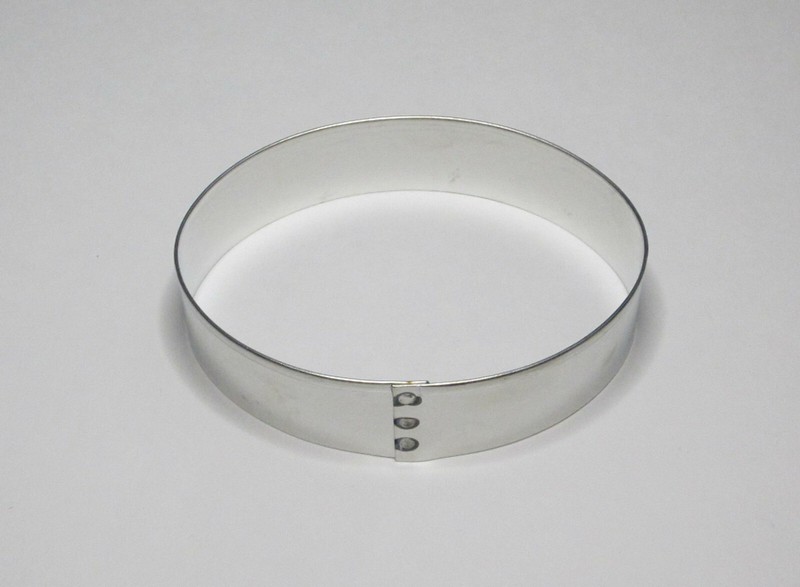 3⅞" Oval Ellipse Zero Shape Cookie Cutter Tin Plate Steel Biscuit Pastry Fondant gallery