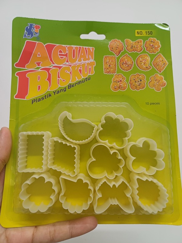 Set of 10 Cookies Mold Biscuit Cutter Cookie Cutter Baking Tool Linzer