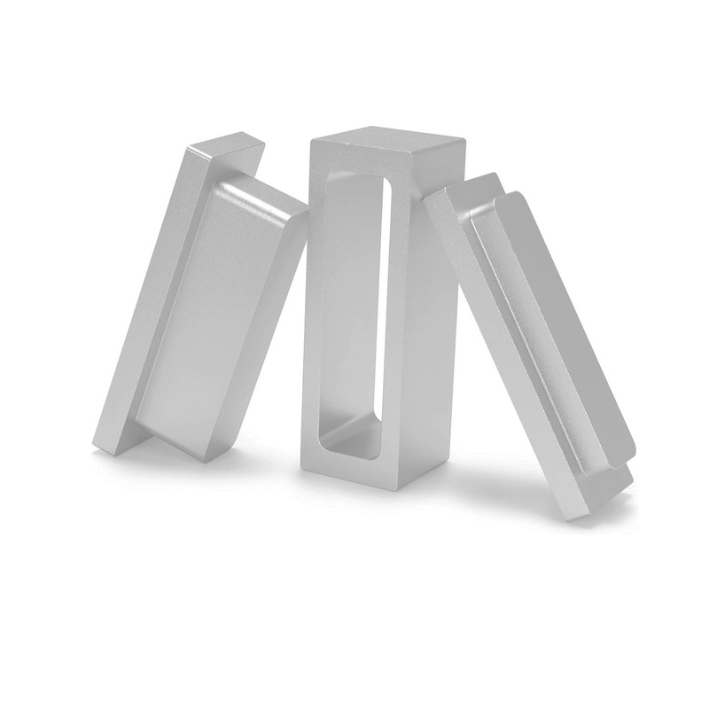 1×3 Inch Pre Press Mold Food Grade Anodized 6061 Aluminum Silver Form Tool