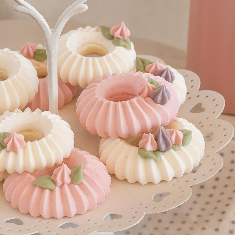 4 PCS Large Piping Tips Set Stainless Steel Big Icing Nozzles Kit with 10 PCS Pi gallery