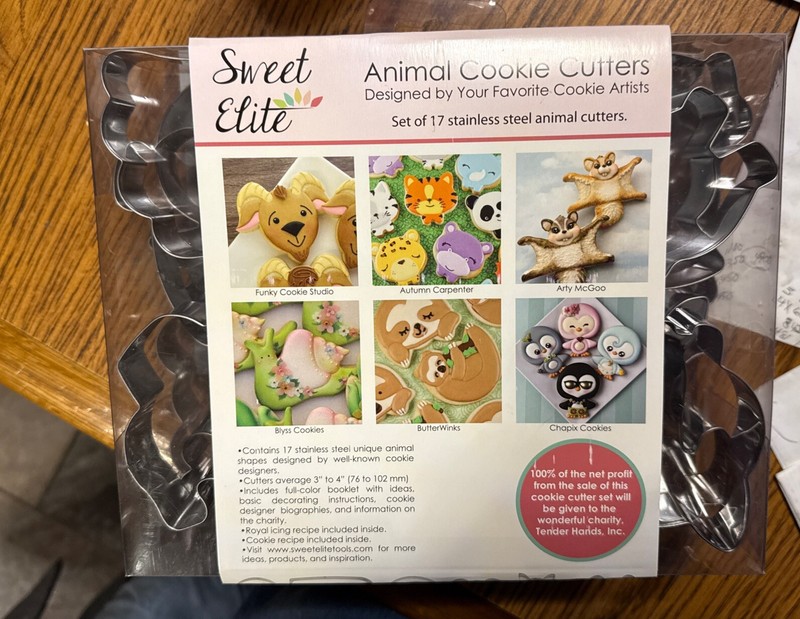 Cute Animal Cookie Cutters, Set Of 17, Sugar Glider, Sloth, Fox, Horse, And More gallery