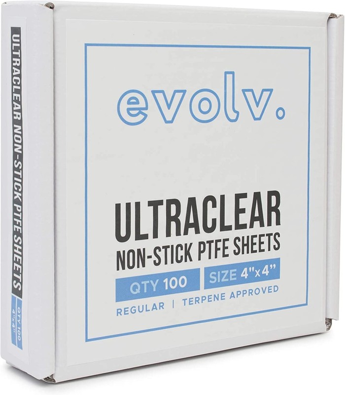EVO | PTFE Ultra Sli Non-Sti Sheets | 4″x4″ | 100 Count