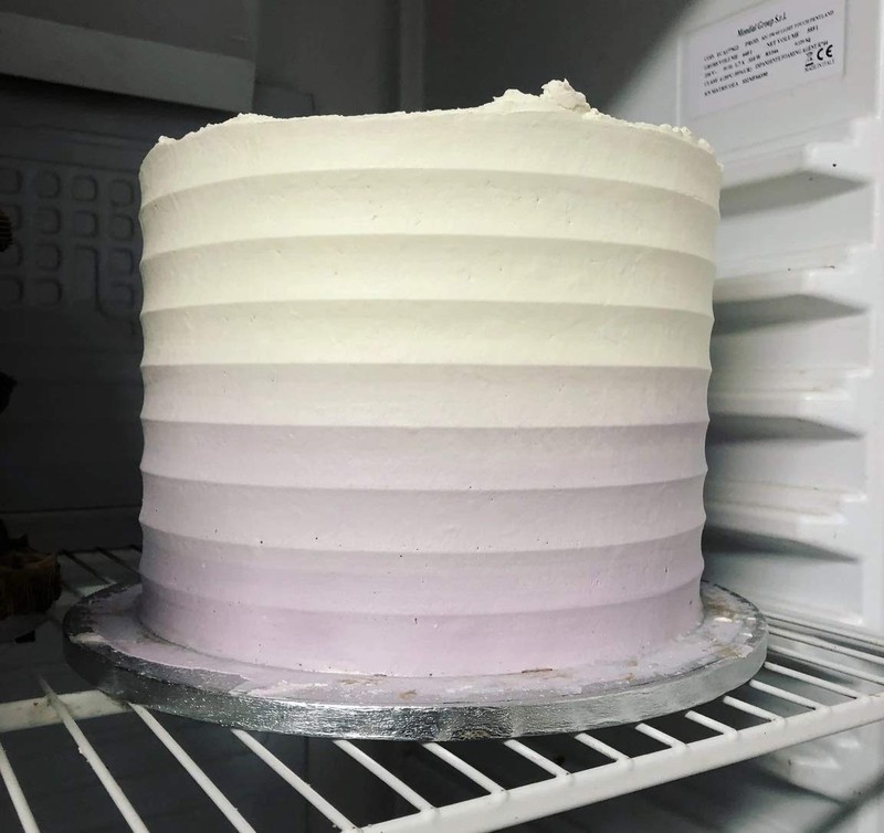 Stainless Steel Cake Comb Metal Buttercream Icing Smoother Large Scallop gallery