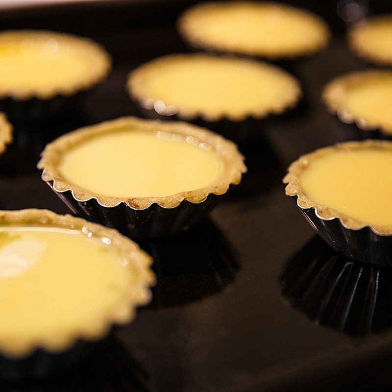 6PCS Egg Tart Mould Stainless Steel Tart Pans Tart Molds Baking Egg Tart Pan gallery