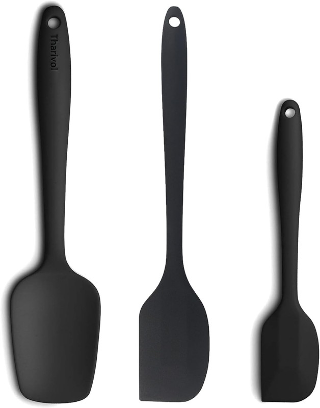 3 Pcs Silicone Spatula, Rubber Spatula, Spatulas Silicone Heat