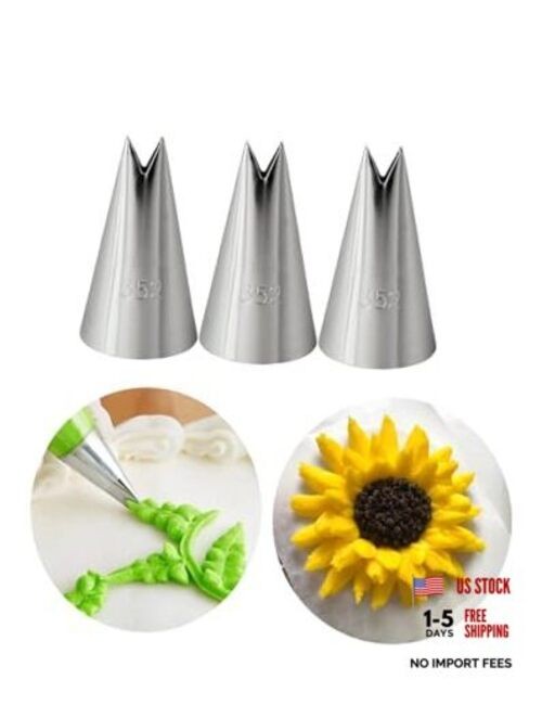 352 Leaf Piping Tip for Cake Decorating – Stainless Steel Pastry Tube for