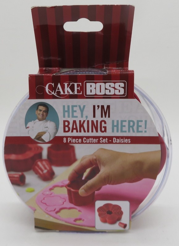 2013 Cake Boss Hey I’m Baking Here! DAISY Cookie Cutter set of 8