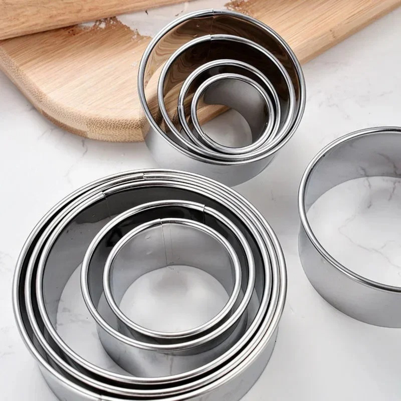 Biscuit Cutters, round Cookie Cutters/Stainless Steel Dumpling Skin Cutters